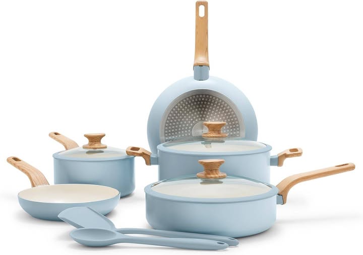 Price drop! This GORGEOUS GreenPan Ceramic Cookware Set is only $131.09
