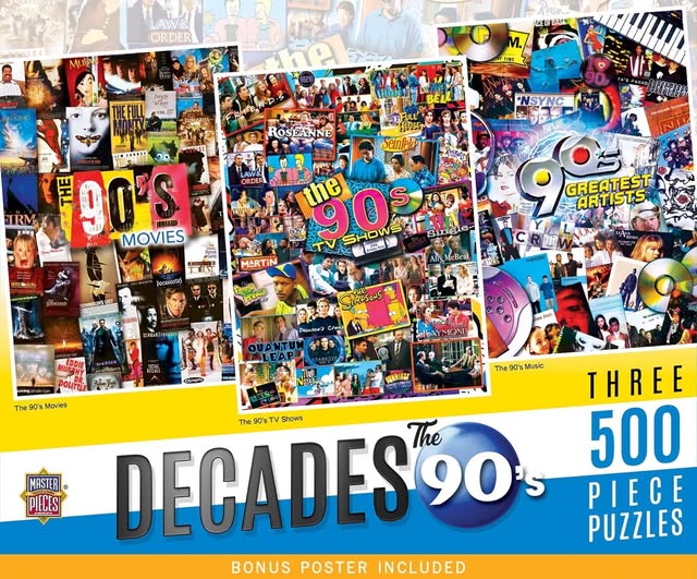 Price drop! This 90's Jigsaw Puzzle Sets is only $19.99 at the time of this post!!