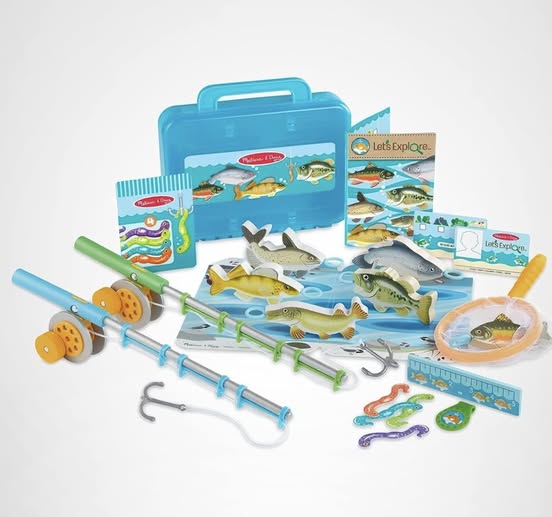 Price drop! This Melissa & Doug Fishing Set is only $15.12 at the time of this post!!