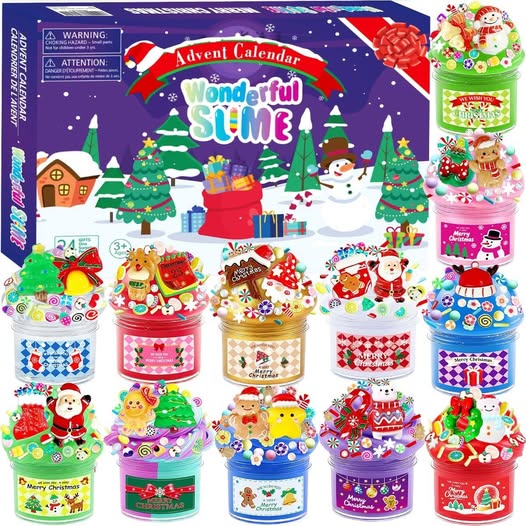 This FUN Slime Advent Calendar has a price drop + a $5 off coupon!!!!