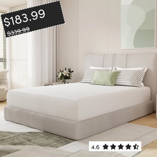 If you are in need of a new mattress this memory foam one on Wayfair looks super comfy!!!