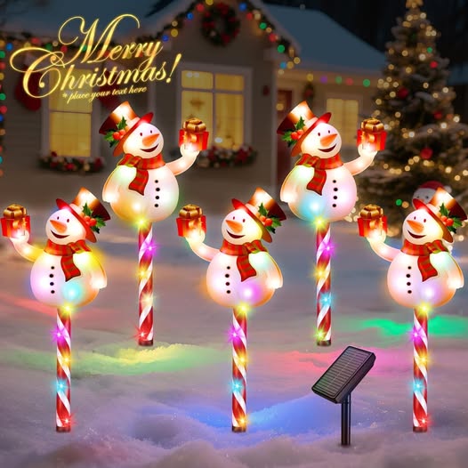 These Adorable Solar Pathway Lights have a 40% off