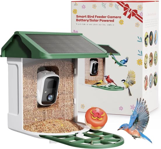 This smart bird feeder with camera is 65% off with deal + 25% coupon — now $44.78 (Reg. $129.99)