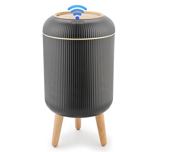 Have it and LOVE it! Best bathroom trash can I have ever had!!