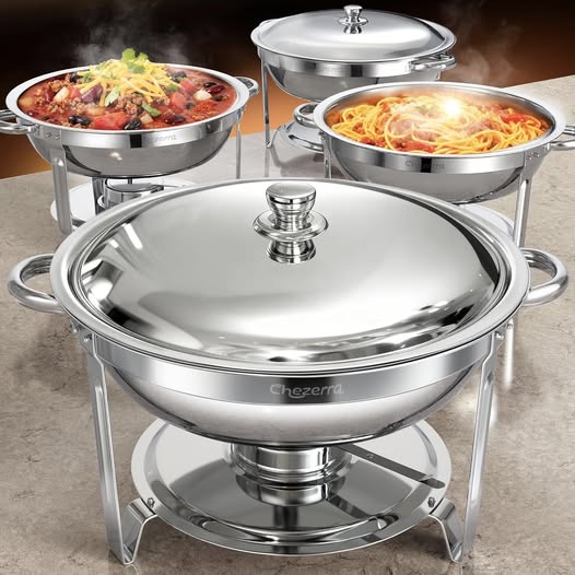 This 4-pack of buffet chafing dishes is 35% off