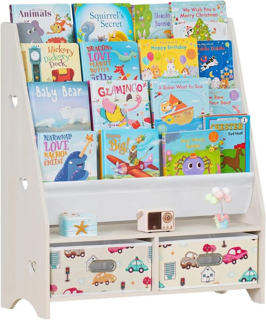 ONLY $25!!!! This Kids Bookshelf drops 50%off