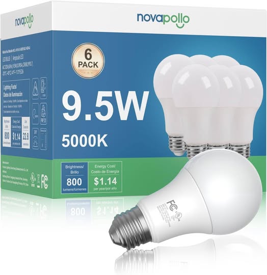 These LED Light Bulbs drop 50%off