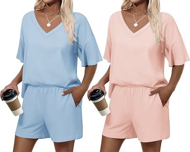 Ekouaer 2-Pack Women’s Pajama Sets