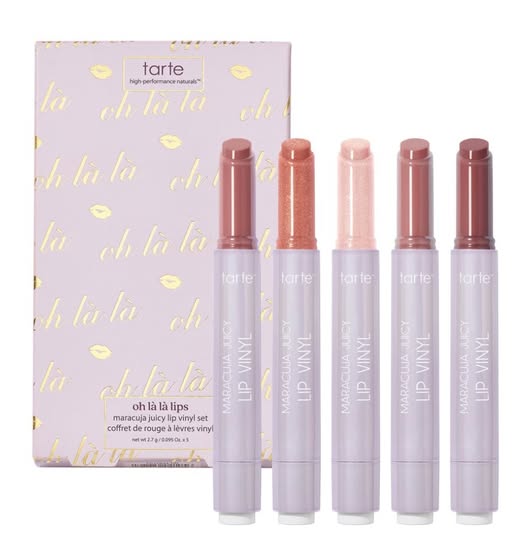SUCH a good deal for the tarte Maracuja Juicy Lip Vinyl 5-piece Gift Set!!!!