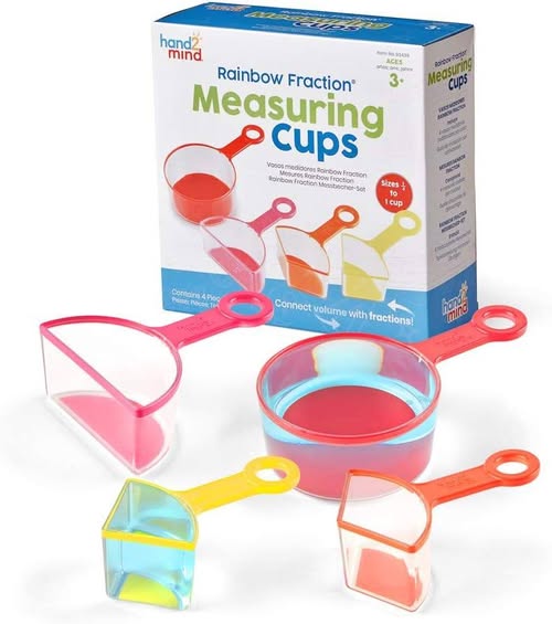 Price drop! These Rainbow Fraction Measuring Cups are only $7.50