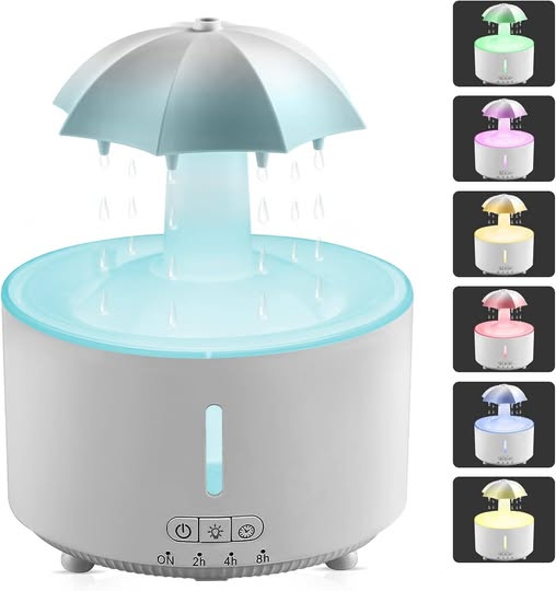This pretty raindrop humidifier drops 50%off