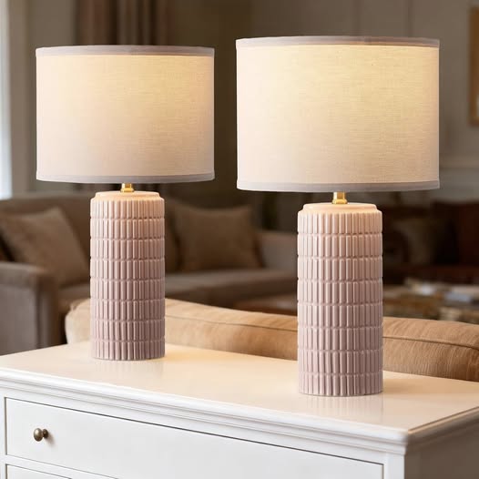 Ceramic table lamps with 3 color temp settings Only $29.99