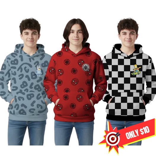 Character hoodies are TEN bucks today!!