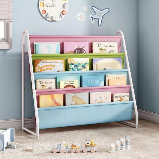 This 4 Tier Kids Bookshelf is Only $20.87