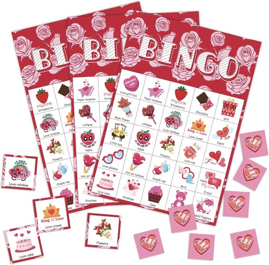 These Valentines Bingo Cards are 50% off