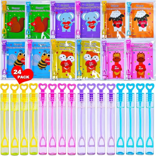 This Valentines Cards WITH bubbles drops 50%off