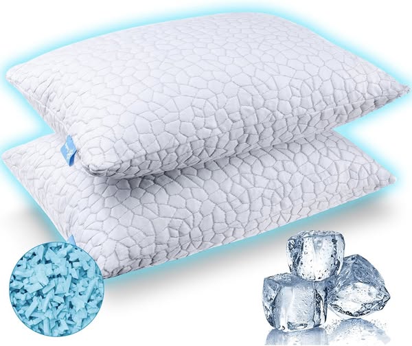 This CertiPUR-US Cooling Pillows 2-Pack is 50% off