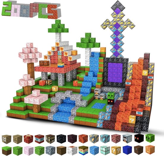 These Magnetic Building Blocks drop 50%off