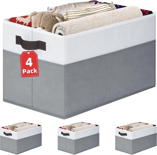 These Closet Storage Baskets are 52% off