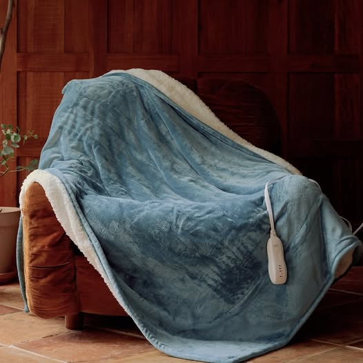 This Heated Blanket Throw is 40% off