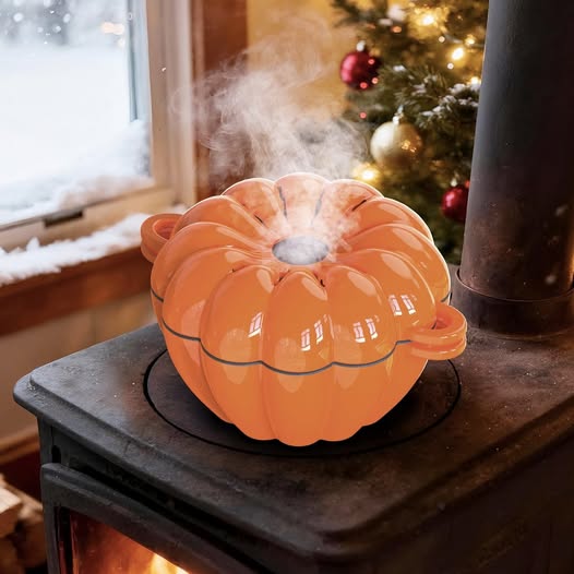 Snag for fall! Pumpkin Cast Iron Humidifier!