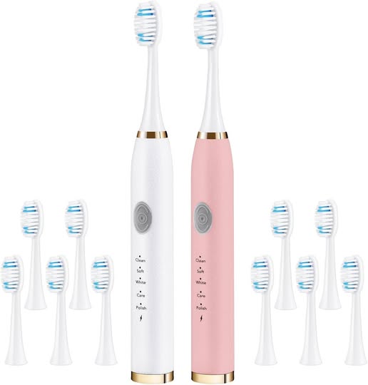 This Adult Electric Toothbrush 2-Pack is 70% off