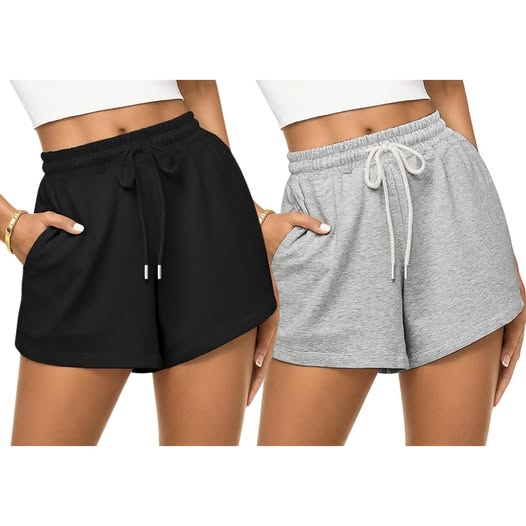 These comfy women’s sweat shorts are perfect for lounging or errands
