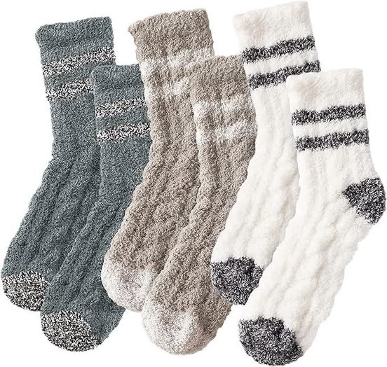 These fuzzy socks are 50% off