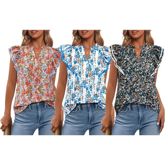 SO PRETTY!!!! These dressy casual blouses are great for work or everyday wear