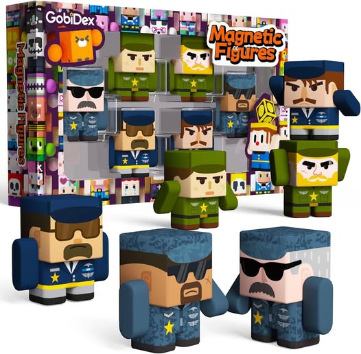 This GobiDex Magnetic Army Men drops 50%off