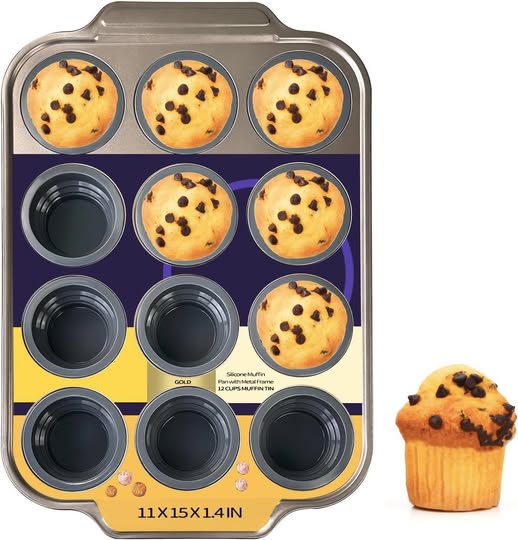 This Silicone Muffin Pan is 50% off