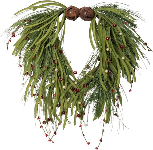 This Green Grapevine Front Door Wreath is Only $13.49