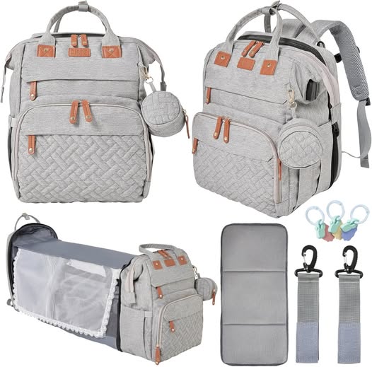 This Diaper Bag with Baby Changing Station is 50% off