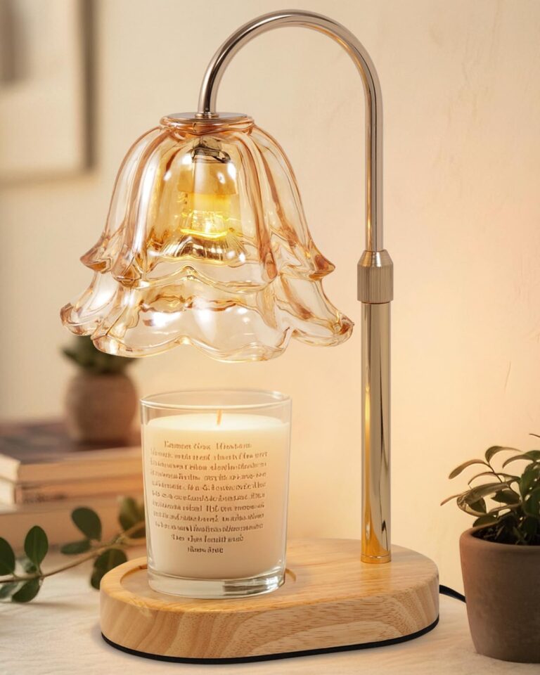 Flower Candle Warmer Lamp