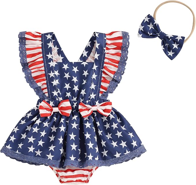 Baby Girl's 4th of July Outfit