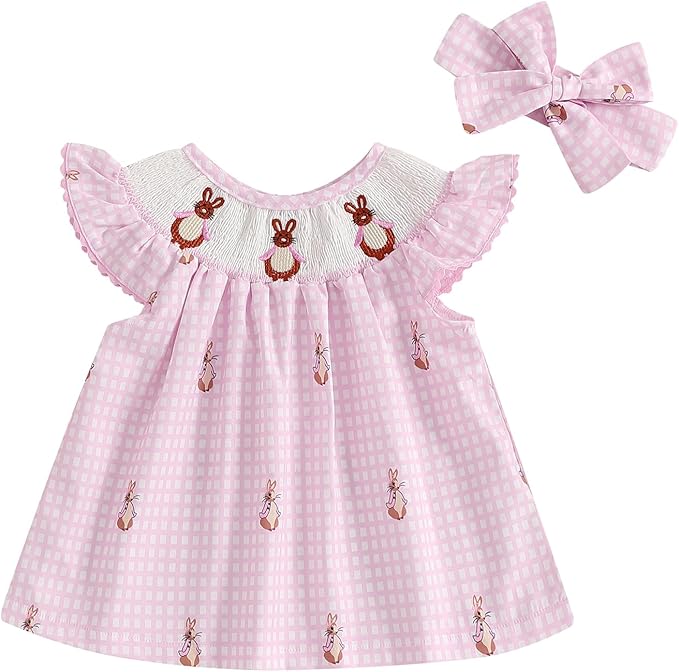 Baby Girl Easter Smocked Dress