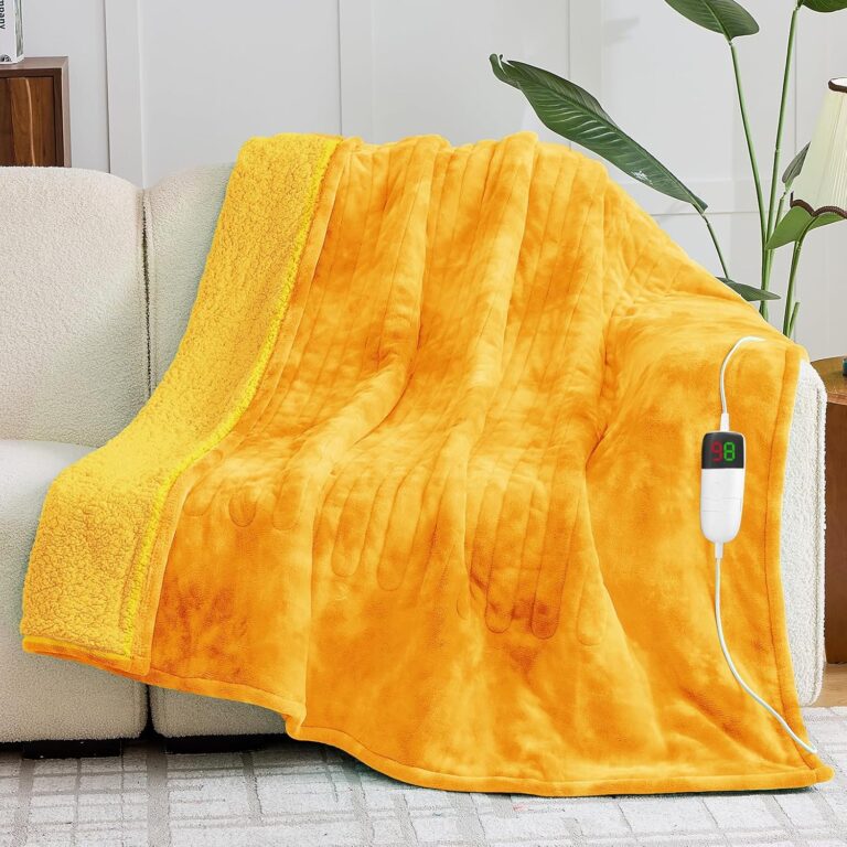 Heated Electric Throw Blanket