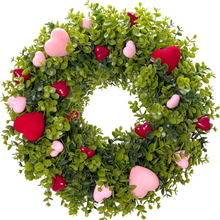 Valentine’s Day heart wreath