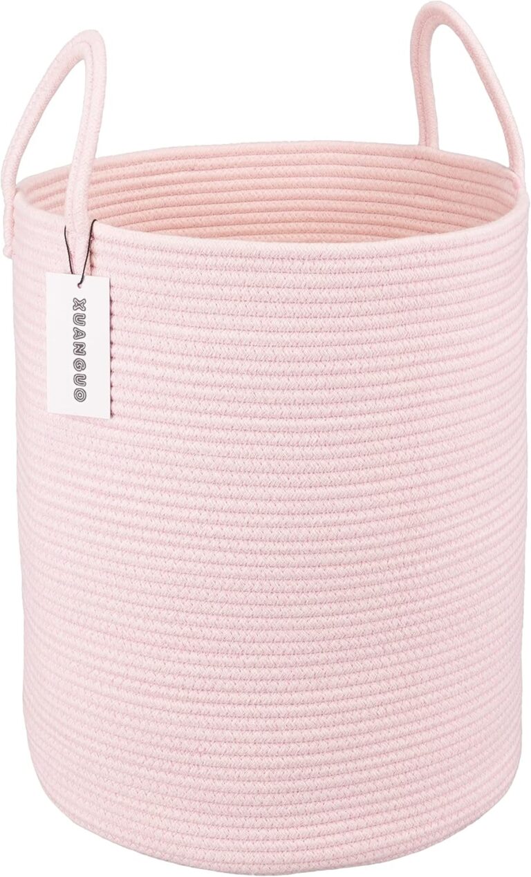 Cotton Rope Laundry Basket Hamper