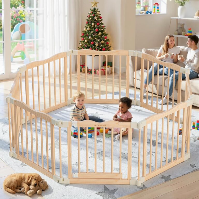 Foldable Wooden Playpen