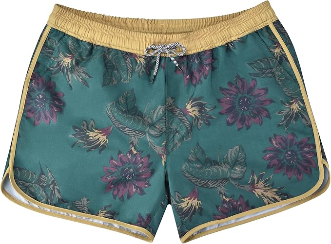 80s 90s Style Men’s Swim Trunks