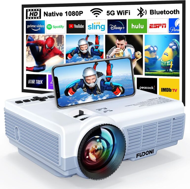 5G Wi-Fi and Bluetooth Projector