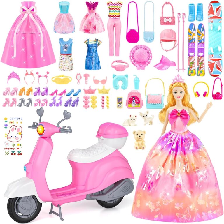 67 piece Doll Clothes and Accessories Set