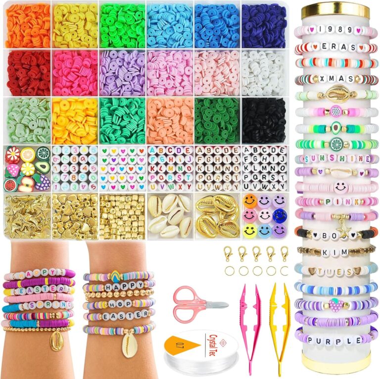 5300 Clay Beads Bracelet Making Kit