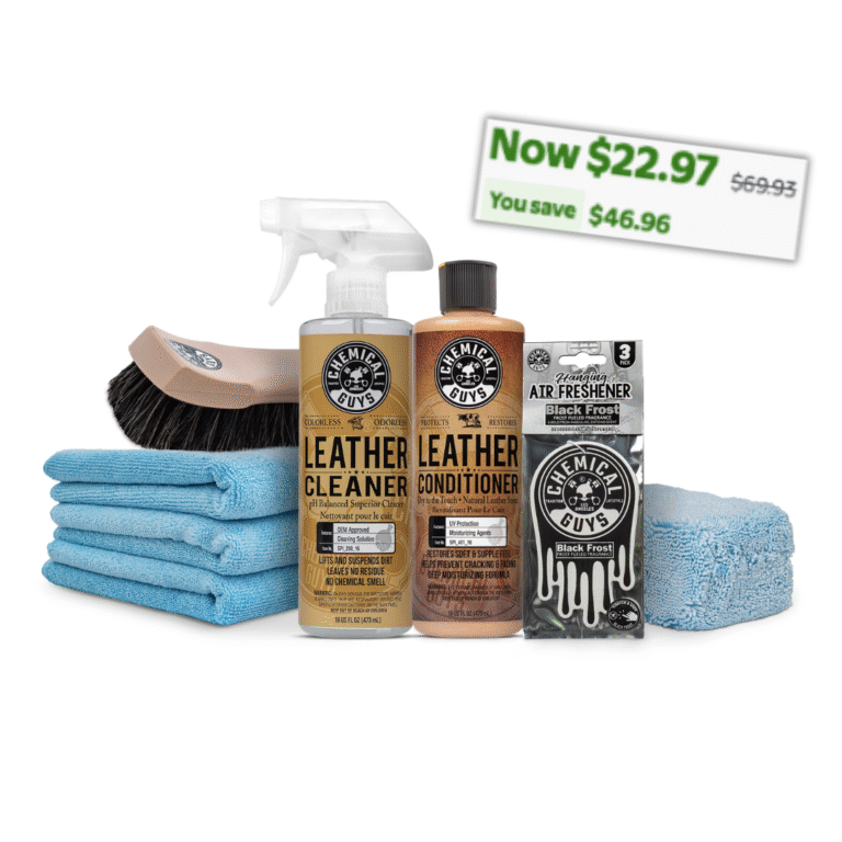 Chemical Guys 8-Piece Leather Care Kit 