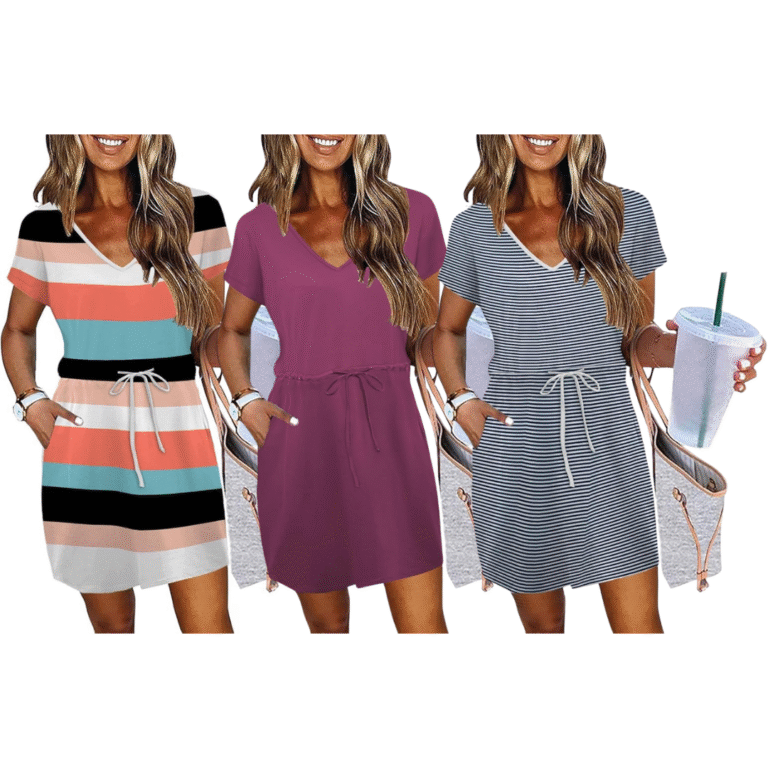 Tie Front Midi Shirt Dress