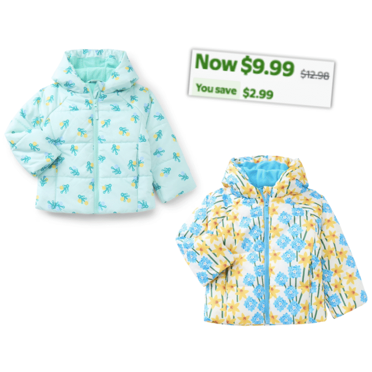 LEGO Botanicals Toddler Girl Puffer Jacket 