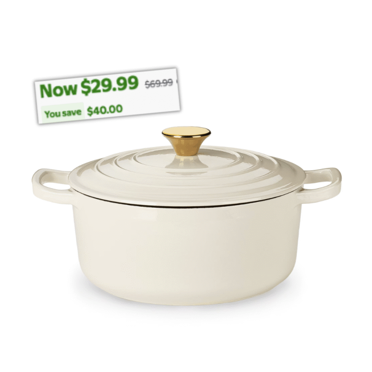 Carote 4.5QT Enamel Cast Iron Dutch Oven 