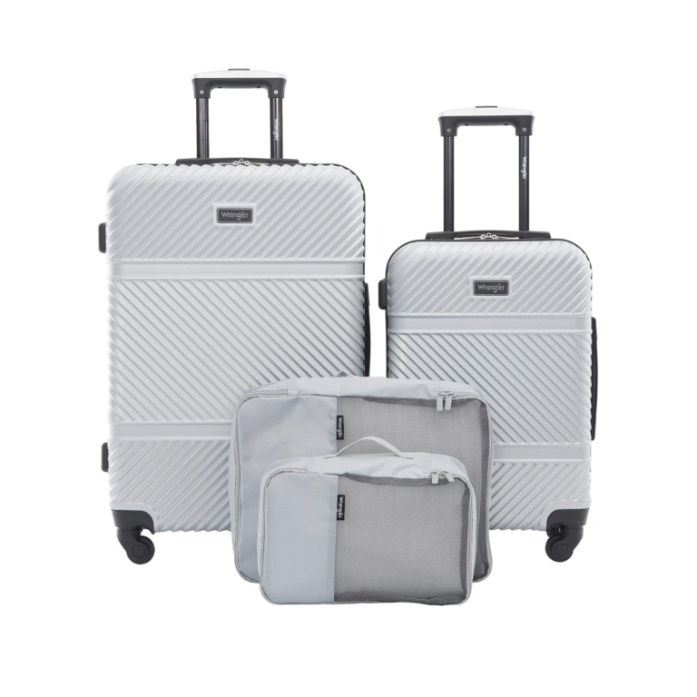 Wrangler 4 Pc Hardside Spinner Luggage Set 