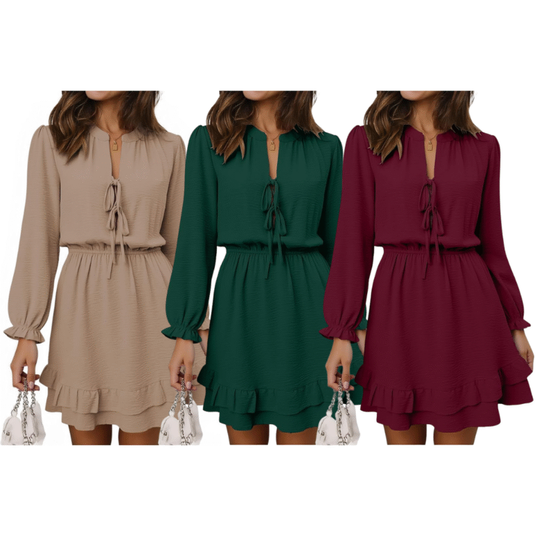 Tie Front Mini Dress